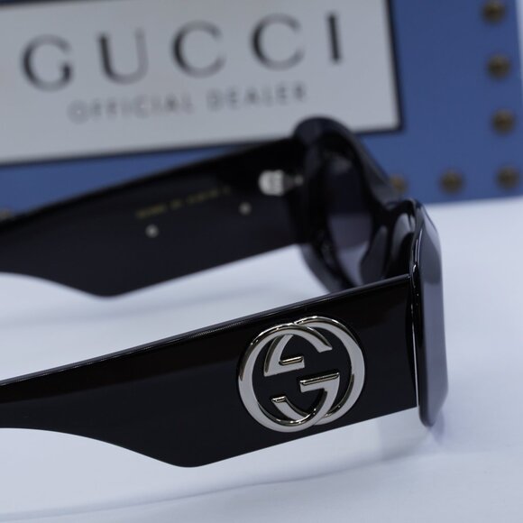 Final Price! Gucci GG1696S 001 Black Grey Sunglasses main image 5
